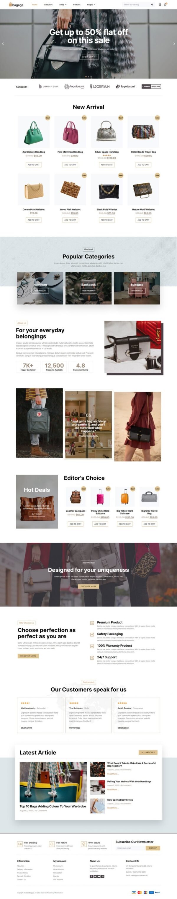 Bagage Woocommerce Bag Store - Image 2