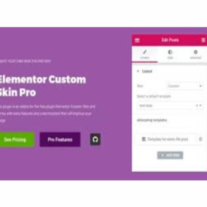 Elementor Custom Skin Pro