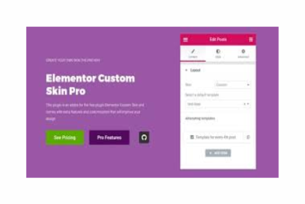 Elementor Custom Skin Pro