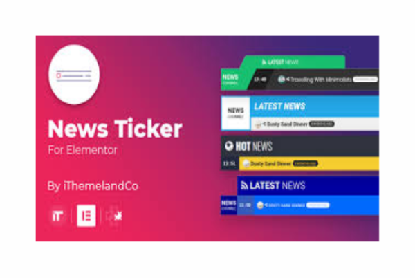 News Ticker For Elementor