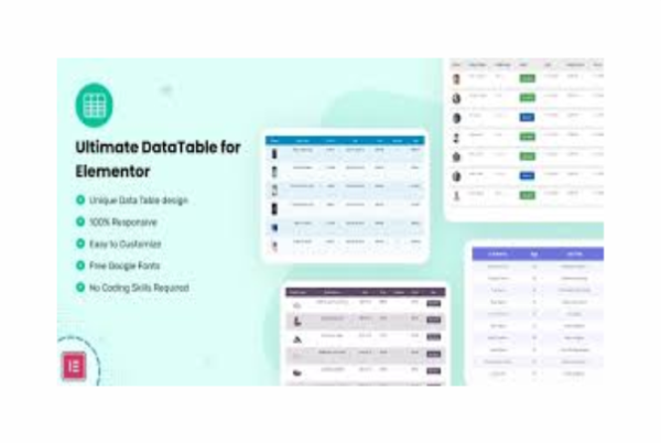 Datalentor Advanced DataTable for Elementor