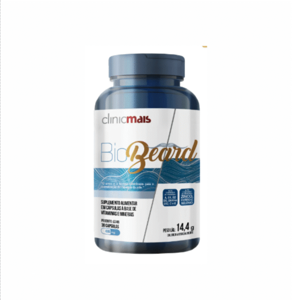 BIOBEARD - Vitaminas e Minerais - 30 Cápsulas