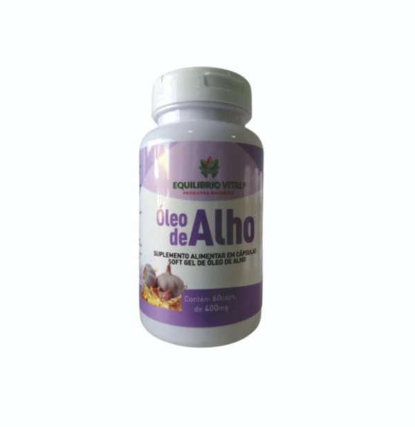 Óleo de Alho 400mg 60 cápsulas Equilíbrio
