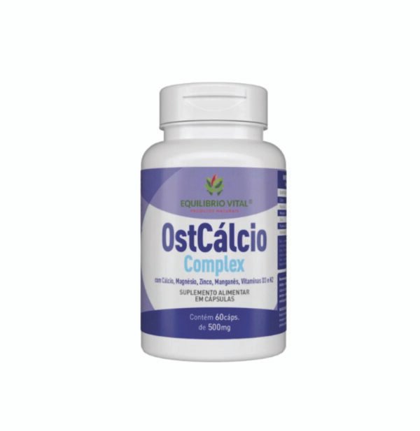 OstCálcio - magnésio, zinco. manganês, vitaminas D3 e K2 Equilíbrio