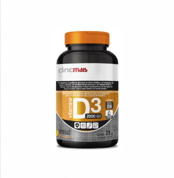VITAMINA D3 2000 UI - 30 Cápsulas