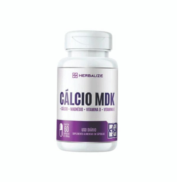 Cálcio MDK - Magnésio - D3 - Vitamina k 700mg Herbalize