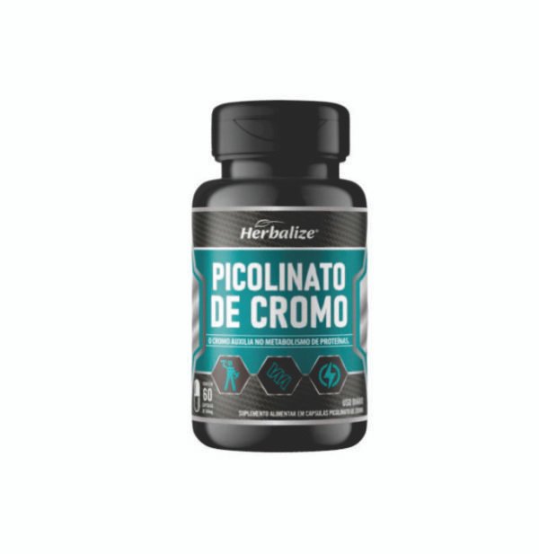 Picolinato de Cromo 60 cápsulas 500mg Herbalize