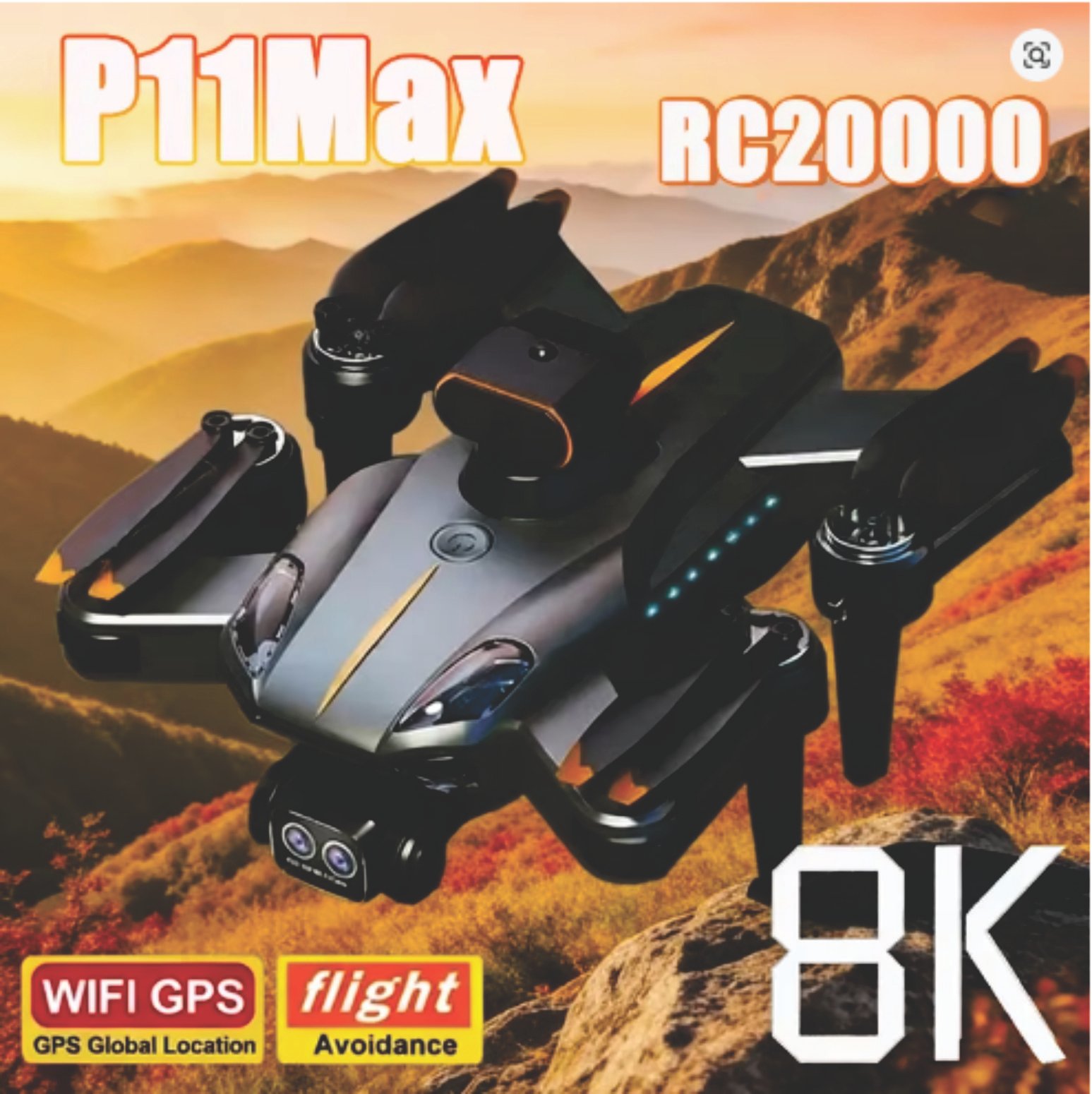 Drone P11 Max GPS 8K HD 5G