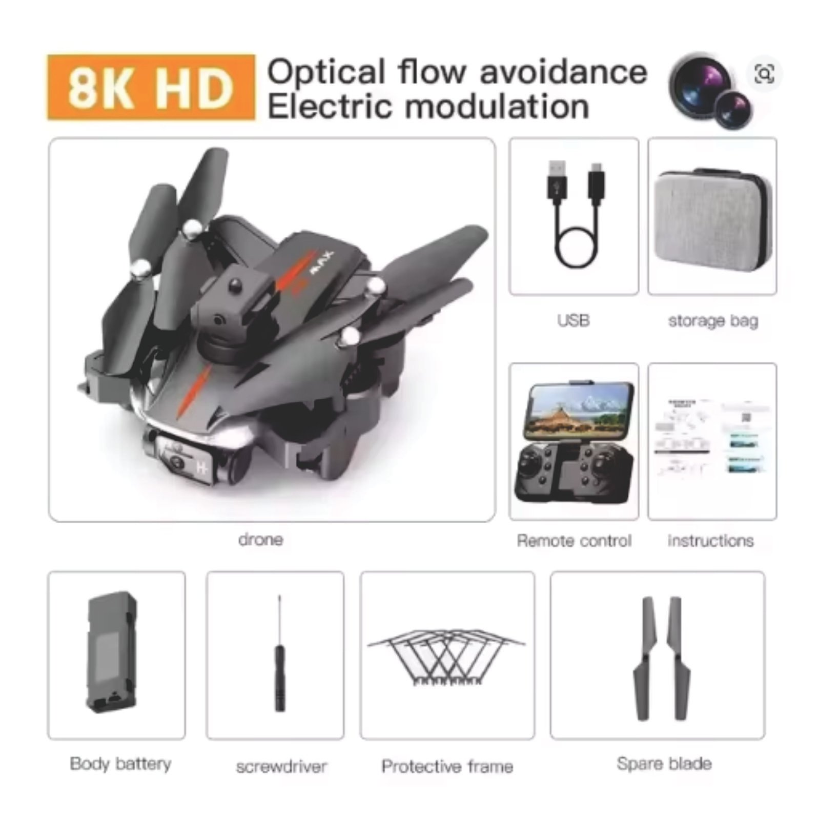 Drone P11 Max GPS 8K HD 5G - Imagem 3
