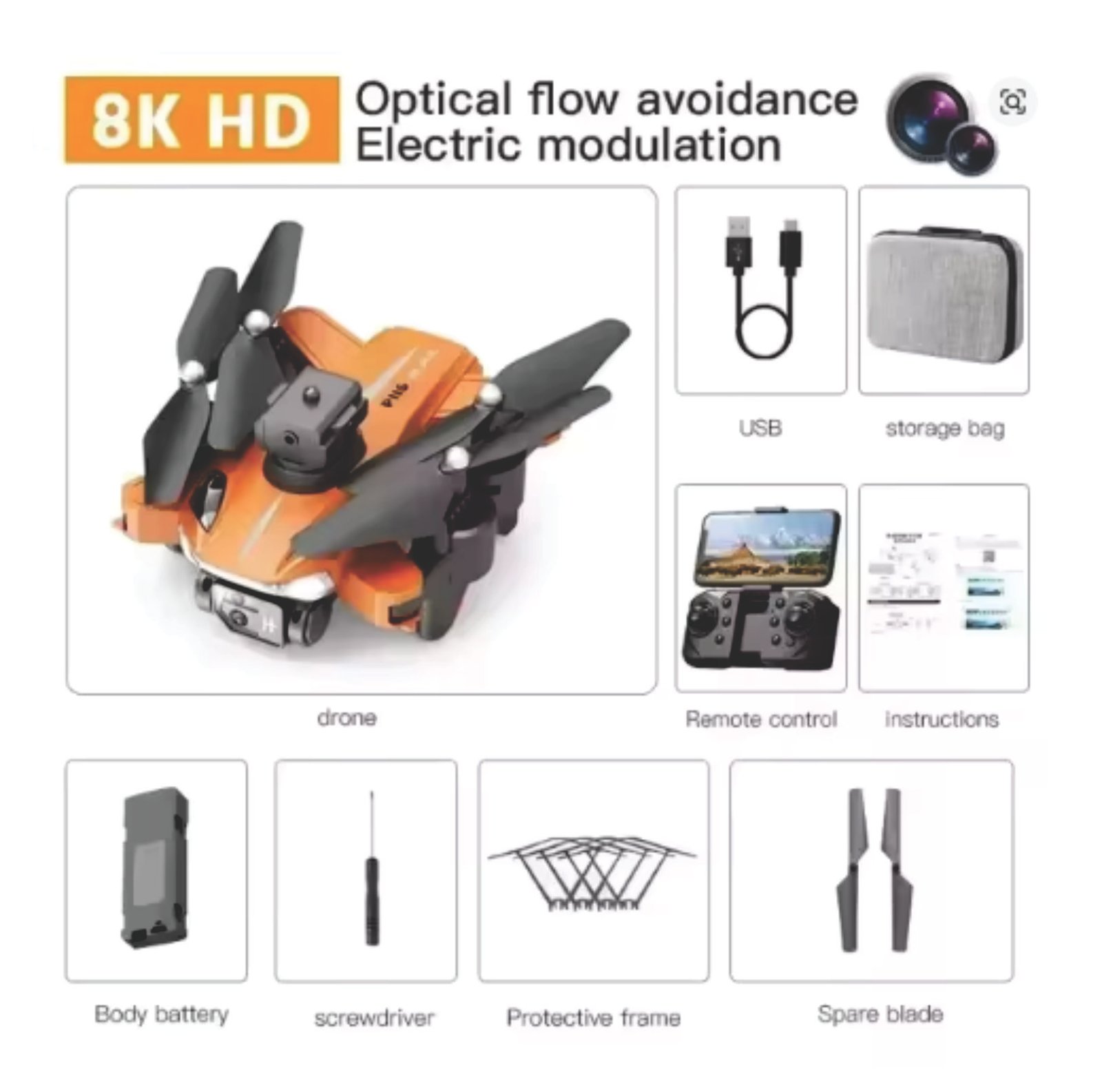 Drone P11 Max GPS 8K HD 5G - Imagem 2